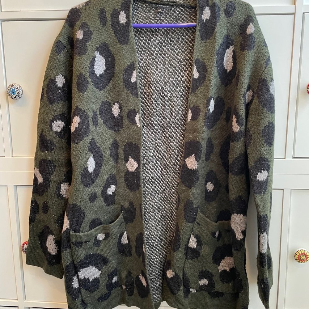 Cute animal print cardigan